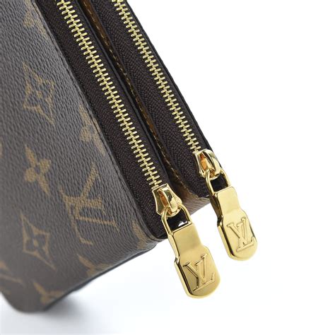 double zip louis vuitton wallet